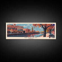 Load image into Gallery viewer, Bendigo, Australia Panoramic Canvas Print, Bendigo, Australia Painting, Australia Art, Bendigo Travel Poster, Travel Art, Guest Room Painting