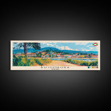 Carregar imagem no visualizador da galeria, Bujumbura, Burundi Panoramic Canvas Print, Bujumbura, Burundi Painting, Burundi Art, Bujumbura Travel Poster, Travel Art, Vacation Gift