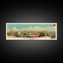 Cargar imagen en el visor de la galería, Bulawayo, Zimbabwe Panoramic Canvas Print, Bulawayo, Zimbabwe Painting, Zimbabwe Art, Bulawayo Travel Poster, Travel Art, Housewarming Gift