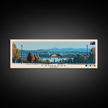 Carregar imagem no visualizador da galeria, Canberra, Australia Panoramic Canvas Print, Canberra, Australia Painting, Australia Art, Canberra Travel Poster, Travel Art, Guest Room Painting