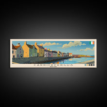 Cargar imagen en el visor de la galería, Carrickfergus, Ireland Panoramic Canvas Print, Carrickfergus, Ireland Painting, Ireland Art, Carrickfergus Travel Poster, Travel Art, Living Room Painting