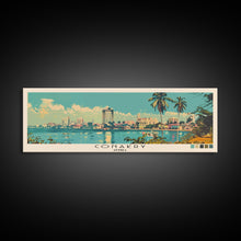 Cargar imagen en el visor de la galería, Conakry, Guinea Panoramic Canvas Print, Conakry, Guinea Painting, Guinea Art, Conakry Travel Poster, Travel Art, Vacation Gift