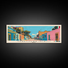 Load image into Gallery viewer, Cuautitlan Izcalli, Mexico Panoramic Canvas Print, Cuautitlan Izcalli, Mexico Painting, Mexico Art, Cuautitlan Izcalli Travel Poster, Travel Art, Guest Room Painting