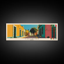 Load image into Gallery viewer, Culiacan, Mexico Panoramic Canvas Print, Culiacan, Mexico Painting, Mexico Art, Culiacan Travel Poster, Travel Art, Living Room Painting