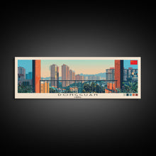 Load image into Gallery viewer, Dongguan, China Panoramic Canvas Print, Dongguan, China Painting, China Art, Dongguan Travel Poster, Travel Art, Guest Room Painting