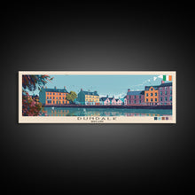 Load image into Gallery viewer, Dundalk, Ireland Panoramic Canvas Print, Dundalk, Ireland Painting, Ireland Art, Dundalk Travel Poster, Travel Art, Guest Room Painting