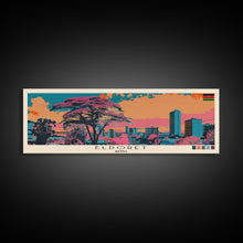 Load image into Gallery viewer, Eldoret, Kenya Panoramic Canvas Print, Eldoret, Kenya Painting, Kenya Art, Eldoret Travel Poster, Travel Art, Guest Room Painting