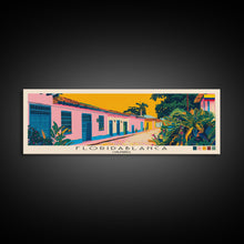 Carregar imagem no visualizador da galeria, Floridablanca, Colombia Panoramic Canvas Print, Floridablanca, Colombia Painting, Colombia Art, Floridablanca Travel Poster, Travel Art, Housewarming Gift