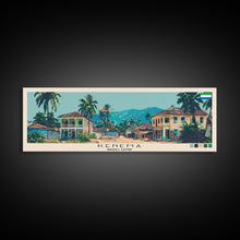 Carregar imagem no visualizador da galeria, Kenema, Sierra Leone Panoramic Canvas Print, Kenema, Sierra Leone Painting, Sierra Leone Art, Kenema Travel Poster, Travel Art, Vacation Gift