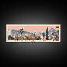 Carregar imagem no visualizador da galeria, Santa Cruz de la Sierra, Bolivia Panoramic Canvas Print, Santa Cruz de la Sierra, Bolivia Painting, Bolivia Art, Santa Cruz de la Sierra Travel Poster, Travel Art, Housewarming Gift