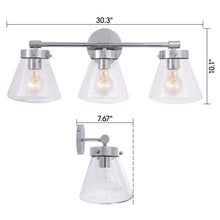 Carregar imagem no visualizador da galeria, Gleam Modern 3-Light Dimmable Vanity Light