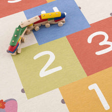 Cargar imagen en el visor de la galería, Colorful Hopscotch Washable Kids Rug