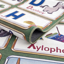 Load image into Gallery viewer, Osric Colorful Alphabet Washable Kids Rug - Clearance