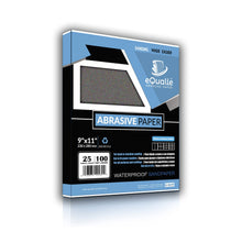 Carregar imagem no visualizador da galeria, 100 Grit Sandpaper Sheets – 25 Pack 9x11 in Wet or Dry Use