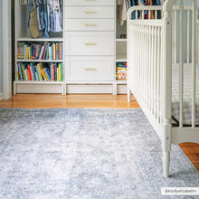 Load image into Gallery viewer, Gael Blue Boutique Washable Rug