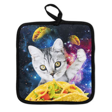 Carregar imagem no visualizador da galeria, Galaxy Taco Cat Oven Mitts And Potholder Set