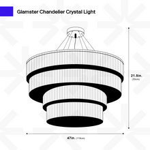 Load image into Gallery viewer, Glamster Crystal Chandelier