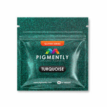 Load image into Gallery viewer, Turquoise Glitter Epoxy Powder Pigment