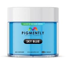 Load image into Gallery viewer, Sky Blue Glow in the Dark Epoxy Powder Pigment