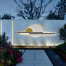 Load image into Gallery viewer, Black/Gold Modern Outdoor Waterproof Aluminum LED Wall lamp For Garden