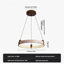 Load image into Gallery viewer, Nogy Modern Round Chandelier Living Room, Bedroom, Ring Decorative Dining Table Light