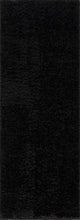 Carregar imagem no visualizador da galeria, Faina Solid Black Shag Rug Washable