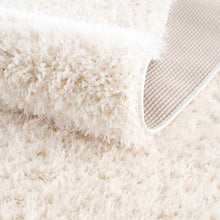 Cargar imagen en el visor de la galería, Faina Solid Cream Shag Rug Washable