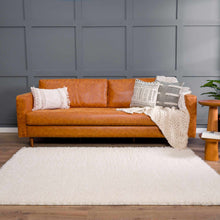 Cargar imagen en el visor de la galería, Faina Solid Cream Shag Rug Washable