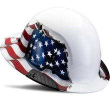 Load image into Gallery viewer, DAX American Flag Full Brim Hard Hat