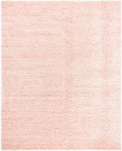 Carregar imagem no visualizador da galeria, Faina Solid Pink Shag Rug Washable