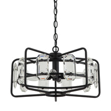Carregar imagem no visualizador da galeria, 4-Light Golden or Black Modern Crystal Island Pendant Light
