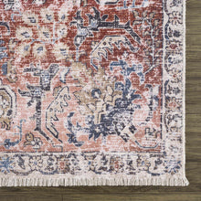 Load image into Gallery viewer, Burgundy Holi-2303 Washable Area Rug