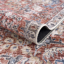 Load image into Gallery viewer, Burgundy Holi-2303 Washable Area Rug