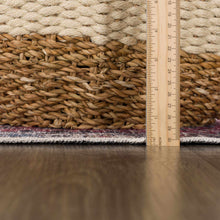 Load image into Gallery viewer, Burgundy Holi-2303 Washable Area Rug