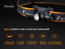 Carregar imagem no visualizador da galeria, Fenix HM23 Compact Hiking and Running Headlamp - Discontinued