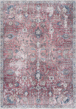 Load image into Gallery viewer, Burgundy Holi-2303 Washable Area Rug