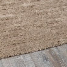 Load image into Gallery viewer, Washable Handmade Wool Rug - Brown