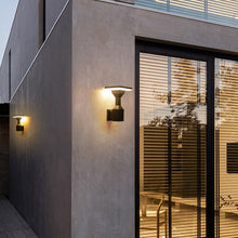 Load image into Gallery viewer, Creative Black Outdoor Waterproof LED Wall Lamp For Balcony, Courtyard, Porch
