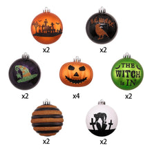 Carregar imagem no visualizador da galeria, Halloween Ornament Round Ball 16 Piece Set