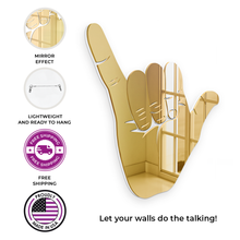 Carregar imagem no visualizador da galeria, Hang Loose Hand Silhouette Mirror