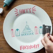 Load image into Gallery viewer, Happy Birthday - Mesh Stencil 8.5 x 11