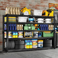 Carregar imagem no visualizador da galeria, Hausvita Storage Shelves Heavy Duty, 48" L x 18" W x 72" H Garage Wire Shelving Unit Loads 2000LBS, 5-tier Adjustable Metal Industrial Utility Shelf Rack for Kitchen, Laundry Room, Pantry, Warehouse, Basement