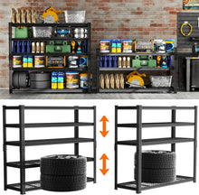 Carregar imagem no visualizador da galeria, Hausvita Storage Shelves Heavy Duty, 48" L x 18" W x 72" H Garage Wire Shelving Unit Loads 2000LBS, 5-tier Adjustable Metal Industrial Utility Shelf Rack for Kitchen, Laundry Room, Pantry, Warehouse, Basement