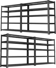 Carregar imagem no visualizador da galeria, Hausvita Storage Shelves Heavy Duty, 48" L x 18" W x 72" H Garage Wire Shelving Unit Loads 2000LBS, 5-tier Adjustable Metal Industrial Utility Shelf Rack for Kitchen, Laundry Room, Pantry, Warehouse, Basement
