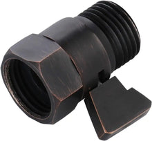 Cargar imagen en el visor de la galería, Water Flow Control Valve Brass G1/2 shower Flow Restrictor Adjustable Water Volume for HandHeld Shower Head Shut Off Valve
