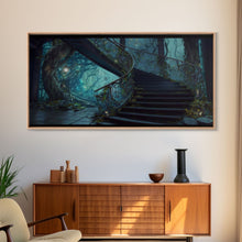 Cargar imagen en el visor de la galería, Fantasy Staircase, Framed Canvas Print, Stair Way to Beyond