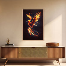 Carregar imagem no visualizador da galeria, Canvas Print Of "The Phoenix" - Rebirth Art - Framed Canvas Art - Framed Wall Art