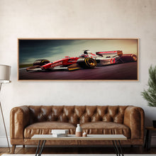 Carregar imagem no visualizador da galeria, Formula 1 wall art print Motivation office wall decor Formula one car poster Modern living room home decor F1 Large framed canvas gifts