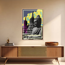 Load image into Gallery viewer, Indonesia Wall Art, Borobudur Temple, Java, Travel Wall Print, Travel Poster, Travel Artwork, Travel Wall Art, Canvas Wall Print