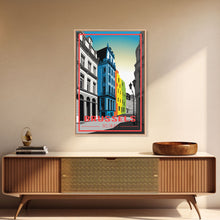 Load image into Gallery viewer, Belgium, Brussels, European Wall Art, City Wall Art, Travel Wall Print, Travel Poster, Travel Artwork, Travel Wall Art, Canvas Wall Print